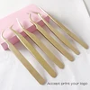 Custom Eyelash Tweezers Anti-static Pincet Eyelash Extension Tweezer 100% Closure Makeup Tool for Classic Easy Fan Russian Lash 2