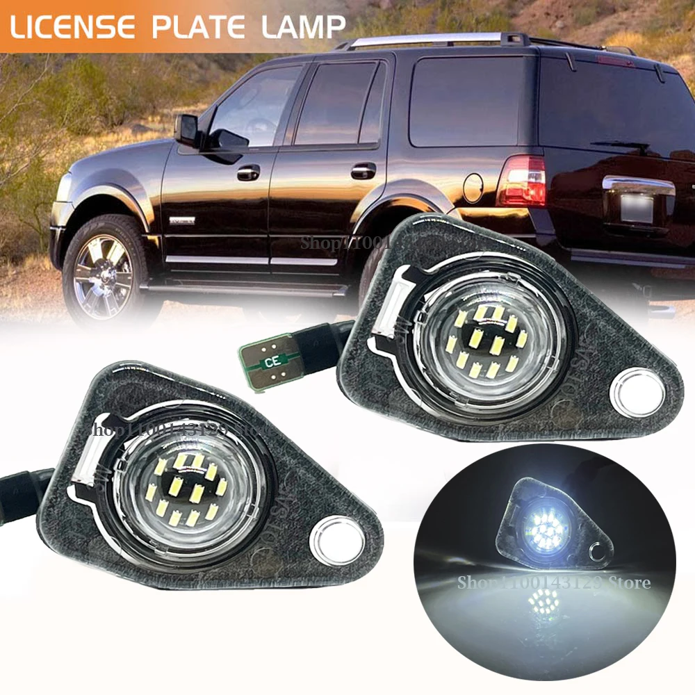 For 2003-2014 Ford Expedition Freestar Freestyle Taurus Taurus X Lincoln  Aviator Mercury Monterey Sable Led License Plate Lights - AliExpress