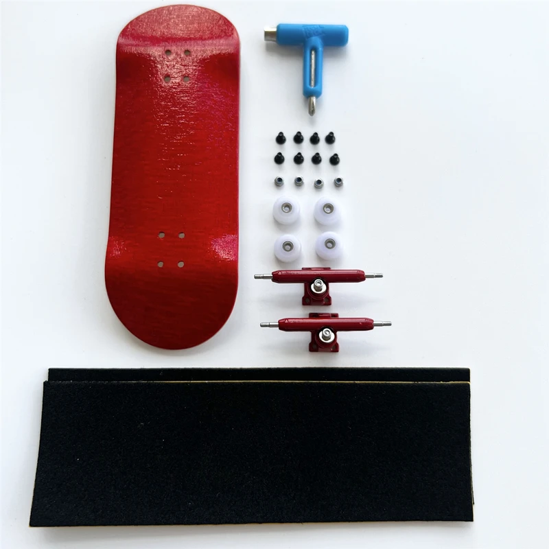 34mm Complete Set Multi Color Canada Maple Wood Fingerboard Fingerboard Wheels finger skateboard toys fingerboard set