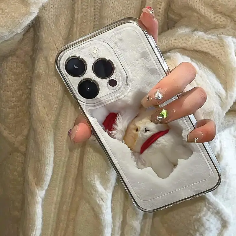 Snowfield Doll Transparent Phone Case Cover