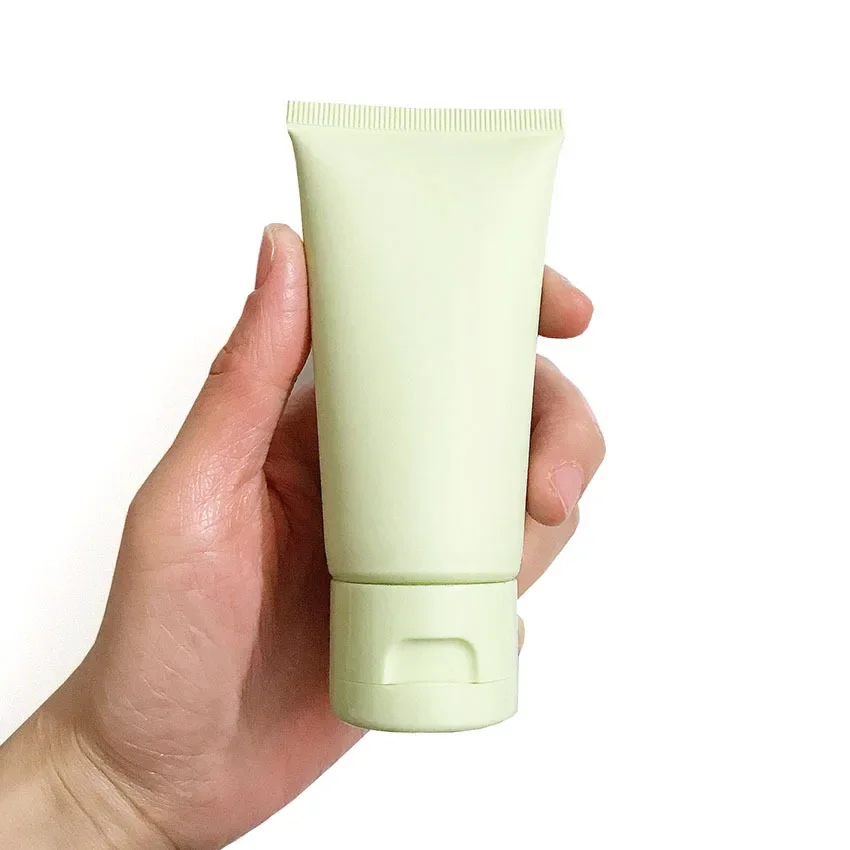 20pcs 50g Cosmetic Hose Green Frost Matte Facial Clean Cream Empty Bottle 100g Plastic Squeeze Container Lotion Frost Soft Tube - Image 5