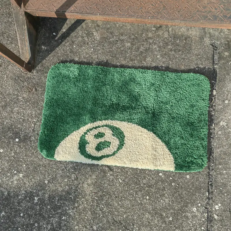 8 Ball Doormat Carpet Tufted Rectangle Non-slip Bath Mat Soft Plush Fullfy Rug Home Decor Living Room Bedroom Floor Mat floor mat 2761077