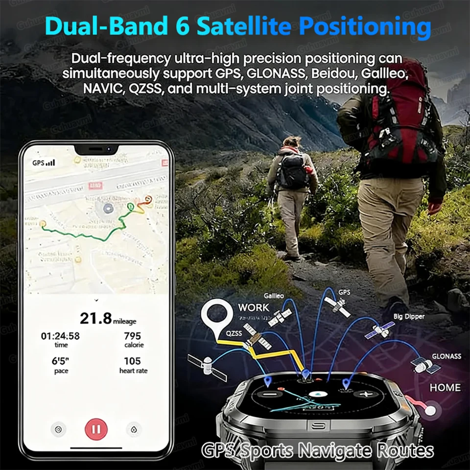 T-Rex3 Pro ���ο� ��� ��� AGPS ��ħ�� ����Ʈ �ð� ��Ʈ�Ͻ� ���� �ɹڼ� ���� ���� ������ ����Ʈ �ð� 540mAh