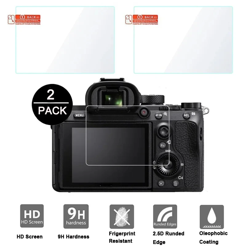 2 Pz/Set Vetro Temperato Per Sony Alpha 9 Iii Proteggi Schermo In Vetro Protettivo Per Alpha 9Iii A9 Iii A9Iii