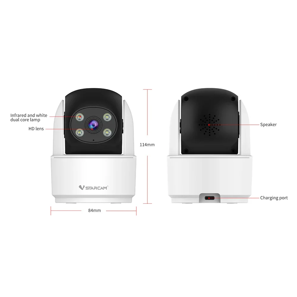 Vstarcam 3MP Camera Human Detection Indoor Smart Home Camera Surveillance Full color Night Vision IP Cam Security Baby Monitor 6