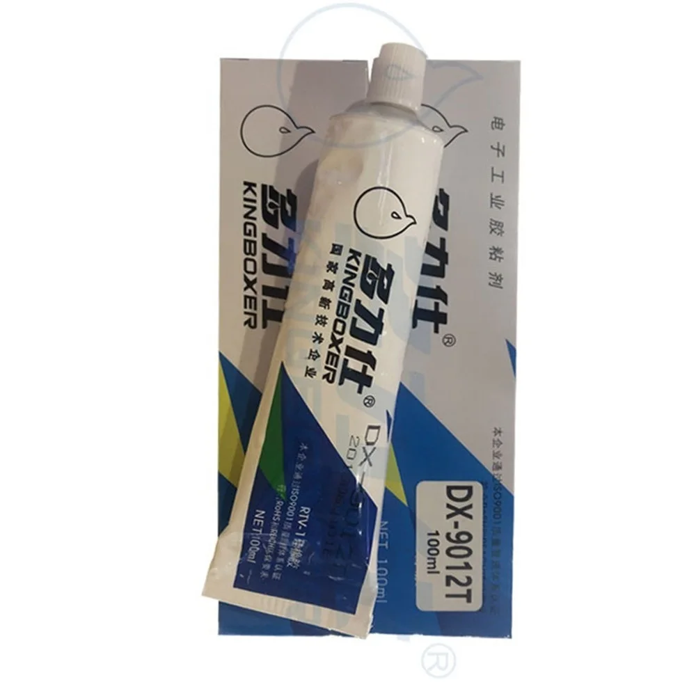 DX-9012T 산업용 실리콘 접착제, 고온 내성 밀봉, 방수 본드, LED 전자 부품 접착제, 100ml