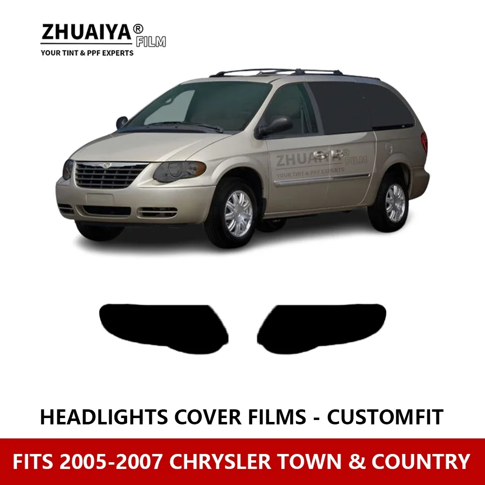 

Для CHRYSLER TOWN & COUNTRY 2005-2007 Автомобильная внешняя фара с защитой от царапин PPF предварительно отрезанная Защитная пленка для ремонта автомобильных наклеек