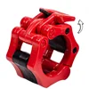 1Pair Safety Dumbbell Snap Quick Release Fix 25/50mm Barbell Clamps Weightlifting Bar Clamps for Weightlifting Strength Training 6