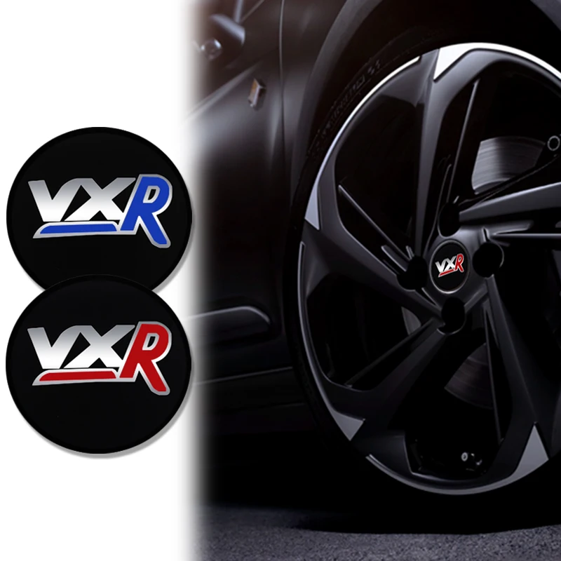 Alluminio 4Pc 56Mm Vxr Logo Badge Car Wheel Center Hub Caps Adesivi Emblema Per Vauxhall Vectra Zafira Vxr8 Astra Mokka Corsa Gts