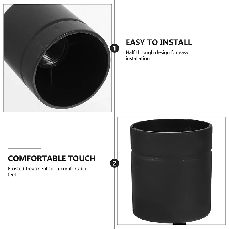 Compact Handle Folding Grip Accessories Rain Replaceable Foldable Umbrella 1pc Sturdy Frosted Rain Umbrella