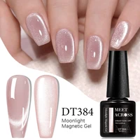 7ml Cat Magnetic Gel Nail Polish Pink Silver Semi Permanent Glitter Magnetic Gel UV/LED Needed Soak Off Painting Vanrish Design 1