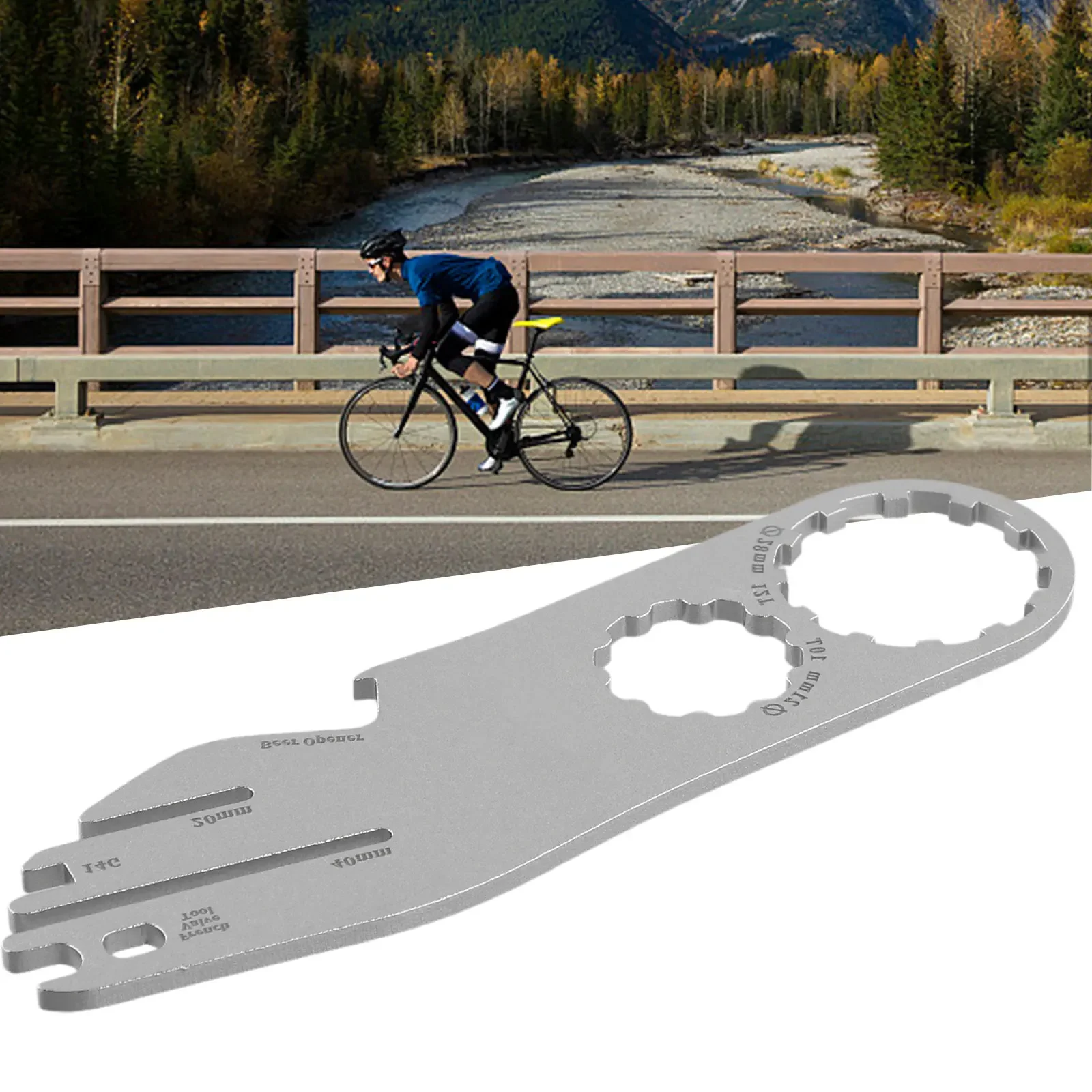 Rotor Truing Fork Bike Disc Alignment Tool Bicycle Brake