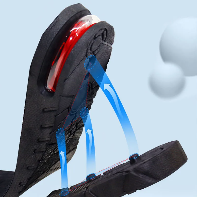 Invisible Height Increasing Insole Adjustable Shoe Heel Insole With Air Cushion 1pc