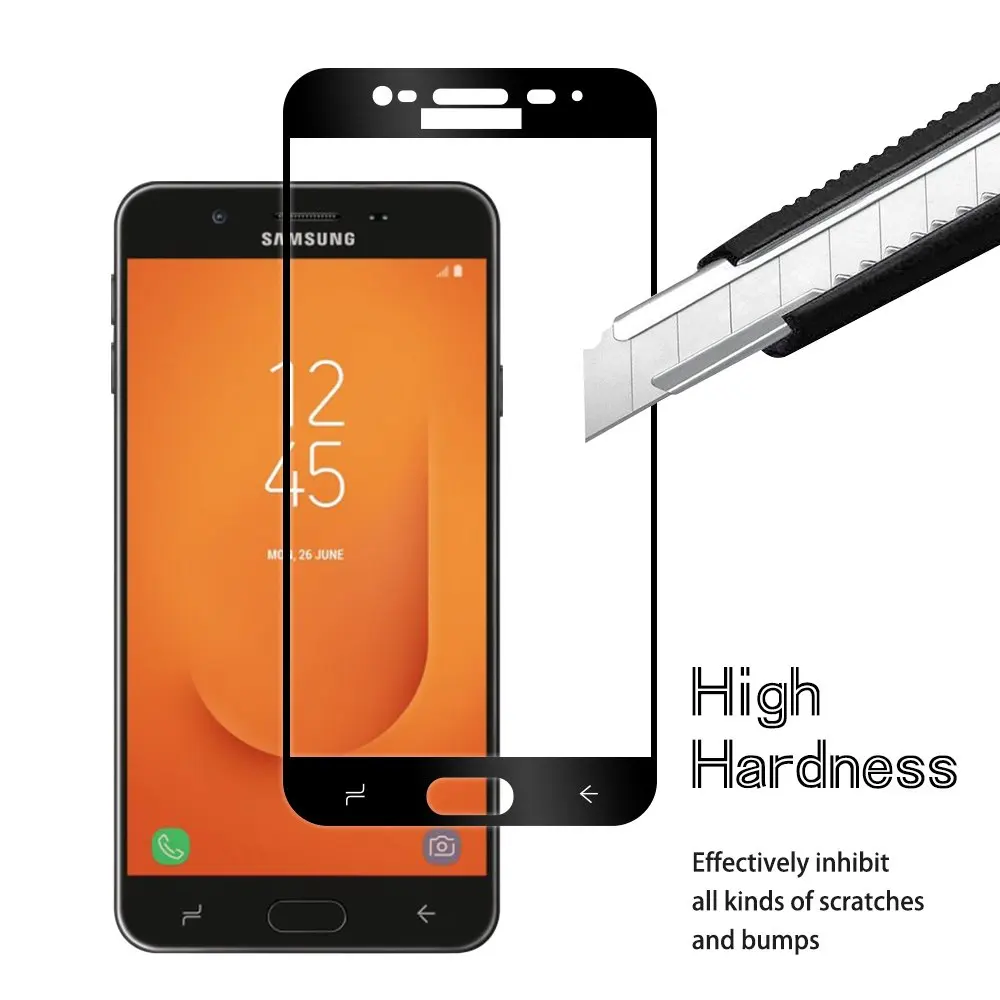 

2PCS 9H 3D full Cover Tempered Glass For SAMSUNG Galaxy J7 Prime 2 Screen Protector Film For SAMSUNG Galaxy J7 Prime Glass