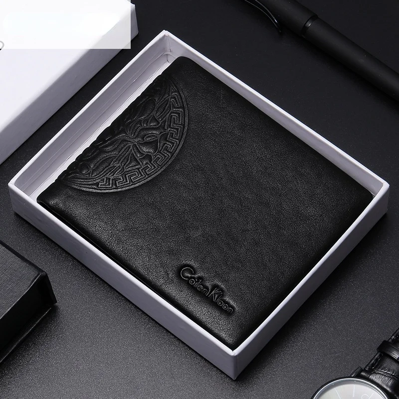 

Men Wallet Slim Card Holder Mens Bifold Cowhide Male Purse Money Clip purses and handbags luxury designer