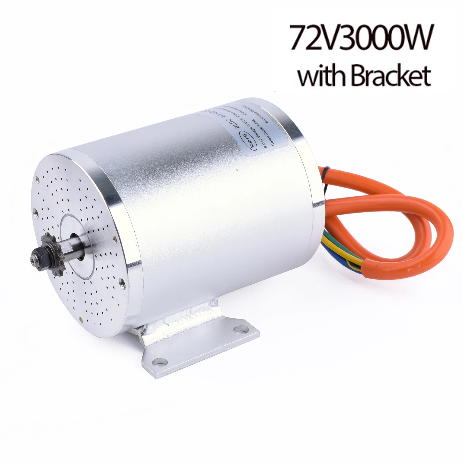 Kunray electric bike motor with temperature sensor for electric scooter my1020 48V 2000W 72v3000w