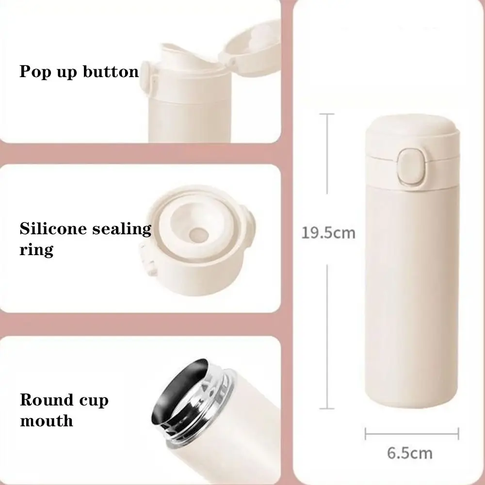 Capybara Insulated Stainless Steel Water Bottle for Children Cartoon Leakproof Large Capacity 420ML Sport Water Bottle thermal mug stainless steel thermos bottle thermal water bottle stainless steel water bottle stainless steel cup stainless steel thermos cup stainless steel thermal container