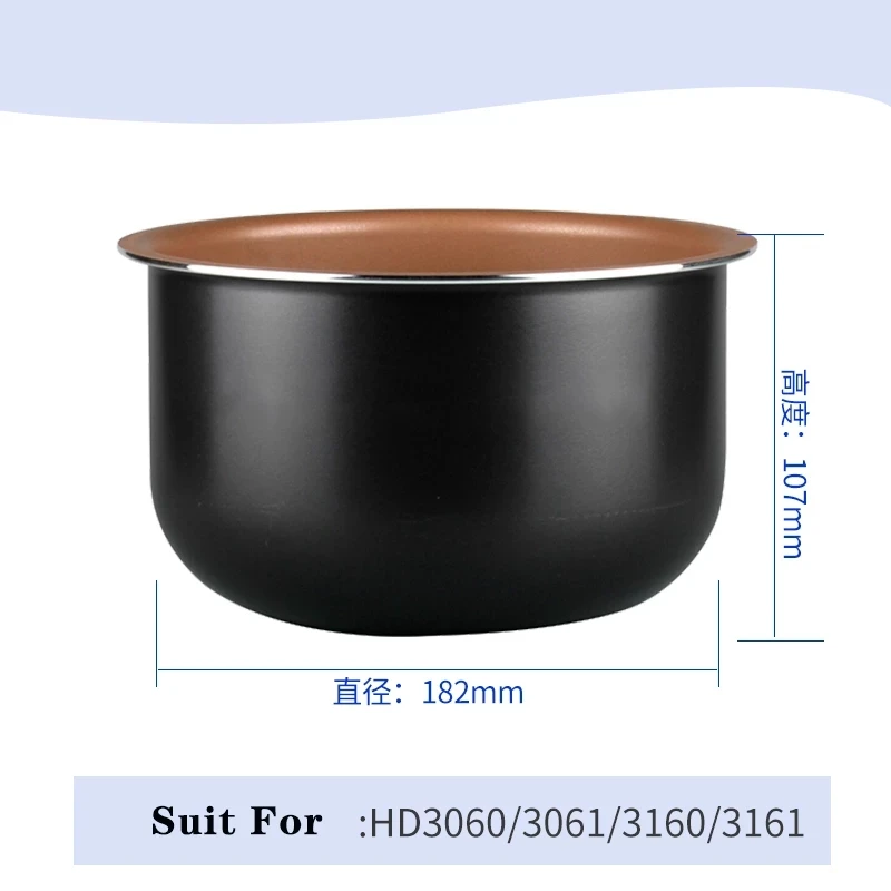 Original 2l Rice Cooker Cooking Pot Liner Nonstick Liner Container For