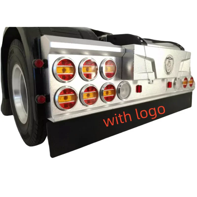 Rear Bumper Lamp LED Light Taillight for Tamiya 1/14 RC Truck Scania 770s 56323 56368 Tractor Trailer LESU Parts 4