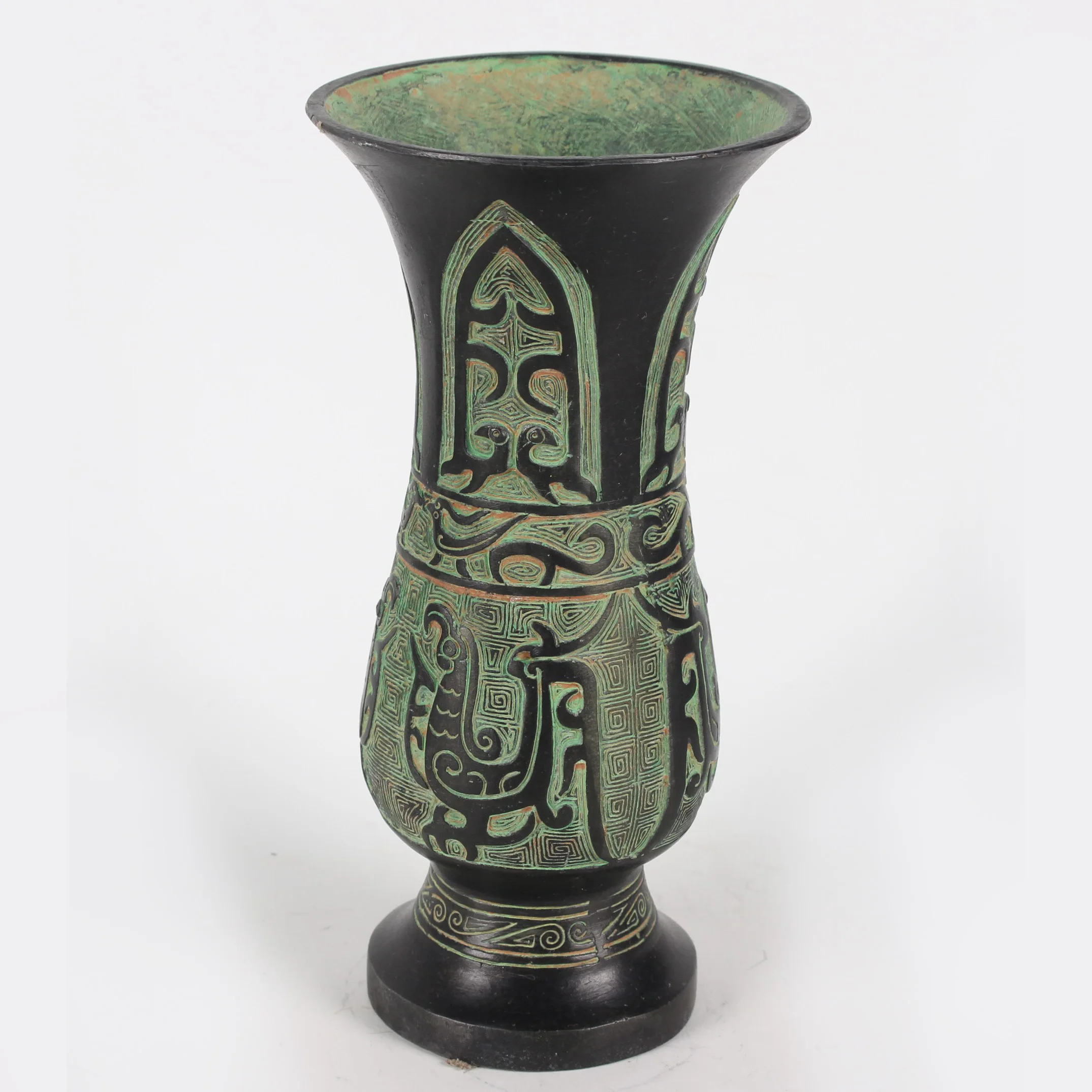 

Chinese handmade bronze vase Home decoration Ornaments Exhibits