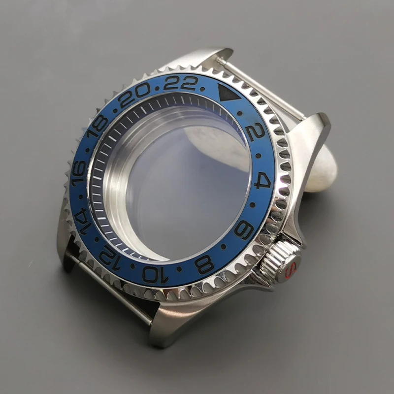 42mm Silber SKX007 Transparente Rückseite Uhrengehäuse Kuppel Saphirglas Passend für NH35 NH36 7S26 4R Uhrwerk Herrenuhrengehäuse – Detail 5