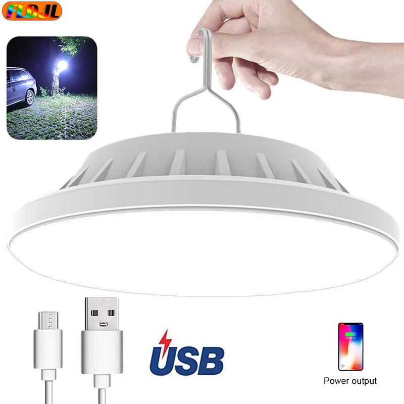 

30/60/120 Watts LED Camping Light USB Rechargeable Bulb For Outdoor Tent Lamp Portable Lanterns Emergency Lights For BBQ Hiking