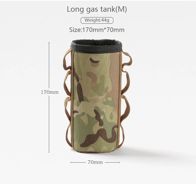 Camouflage Portable Outdoor Camping Gas Tank Protective Sleeve