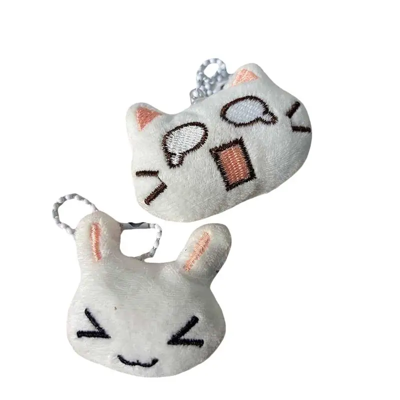 Niedlicher Cartoon-schüchterner Kaninchen-Plüsch-Schlüsselanhänger, Kawaii-Spaß, kleines Kaninchen, Plüschtier, Rucksack-Anhänger, Dekoration, Zubehör, Geschenk – Detail 6