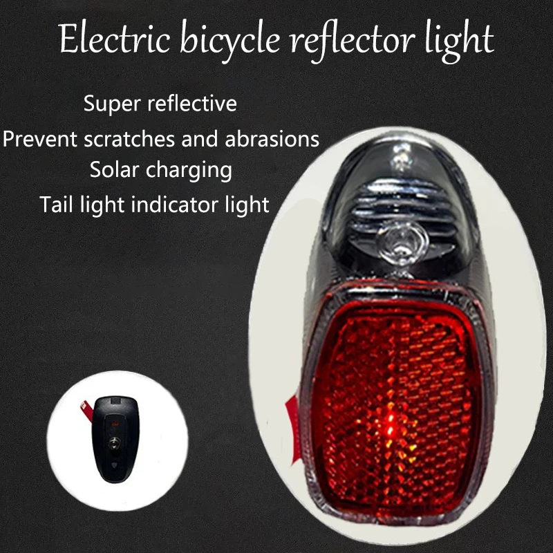 Bicycle Lights Bicycle Rear Taillights Reflective Warning Lamp Electric Vehicle Taillight Night Riding Rear Taillight Night Riding Safety Light