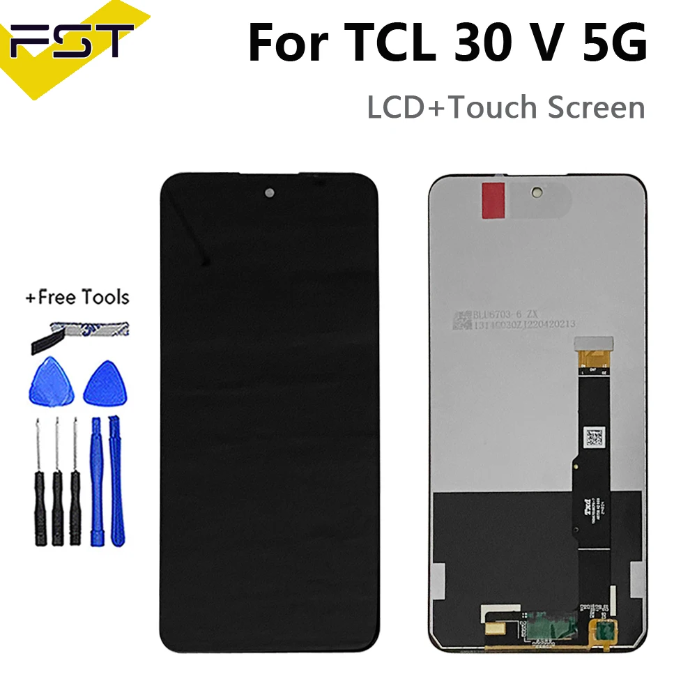 

Original Tested For TCL 30 V 5G LCD Display Touch Panel Screen Digitizer Assembly For TCL 30V 5G Display LCD Sensor Repair