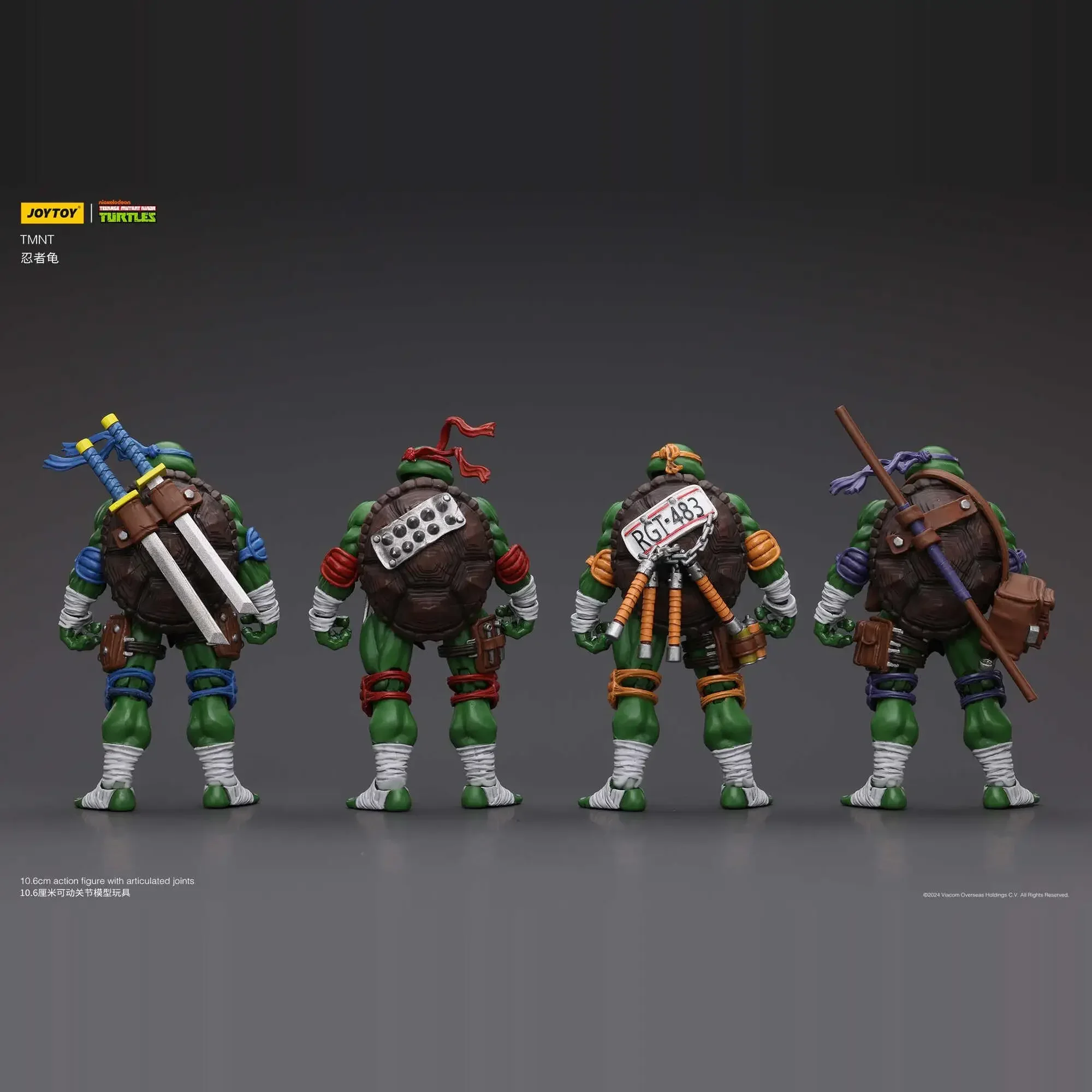 IN STOCK] JOYTOY TMNT 1/18 Action Figures Raphael Leonardo