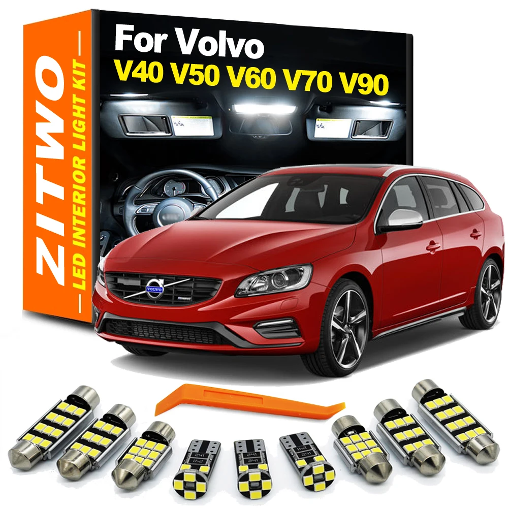 Лампа для салона автомобиля, для чтения карты Volvo V40 V50 V60 V70 V90 Footwell, Canbus