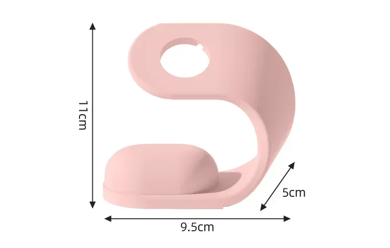 Apple Watch Charger Stand Apple Watch Charging Bracket Silicone Watch Charger Stand For Apple Watch Ultra 10 9 8 7 6 SE 5 4 3 2 Charging Station Dock Holder 49mm 45 44 42mm 41 40 38mm