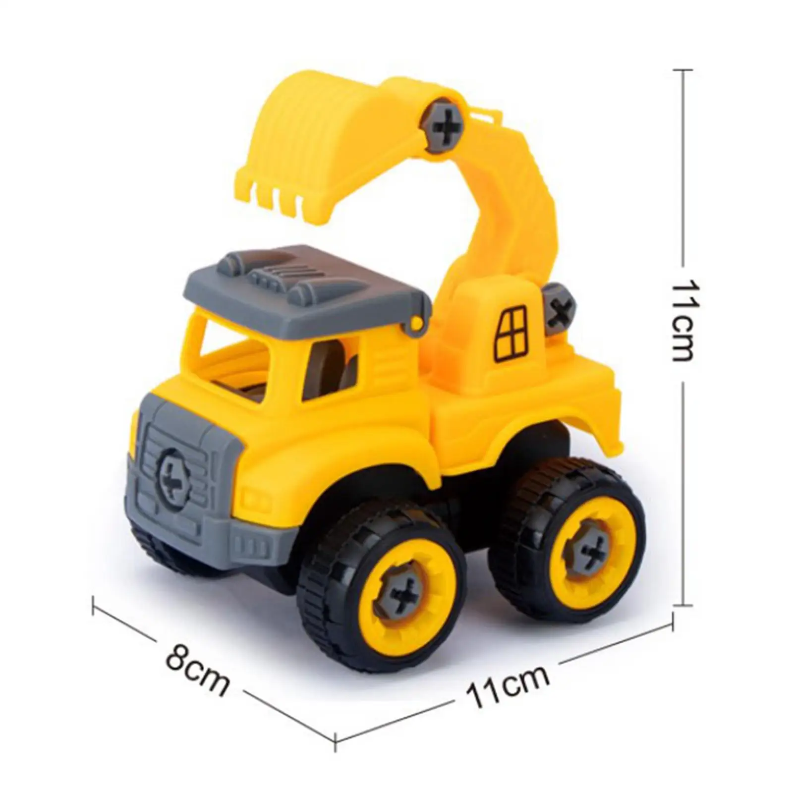 Construction Truck Screwdriver Toys Fine Motor Skill Take Apart Truck Building Toy for Party Favors Boys Girls Kids Children