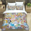 Lankybox Foxy Boxy cute printed Bedding Sets exquisite bed supplies set duvet cover bed comforter set bedding set luxury 1