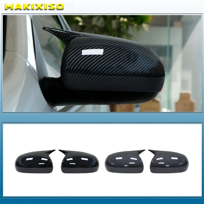 

Чехол из углеродного волокна для автомобильного внешнего кузова, боковой двери, зеркала заднего вида, оболочка с отделкой для KIA K3 Cerato Forte 2009-2017