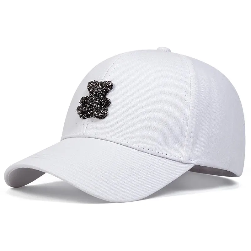 Unisex 3D Teddy Bear Personality Baseball Caps Spring Autumn Outdoor Adjustable Casual Hats Sunscreen Hat 4
