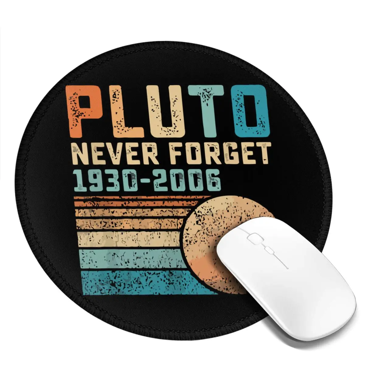 Plutone Non Dimenticare Mai Il Tappetino Per Mouse Promemoria Memoria Galaxy Space Planet Bracciolo Miglior Tappetino Per Mouse In Gomma Per Scrivania