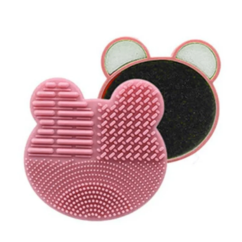 Silicone Makeup Brush Cleaning Bowl and Soft Scrubber Mat