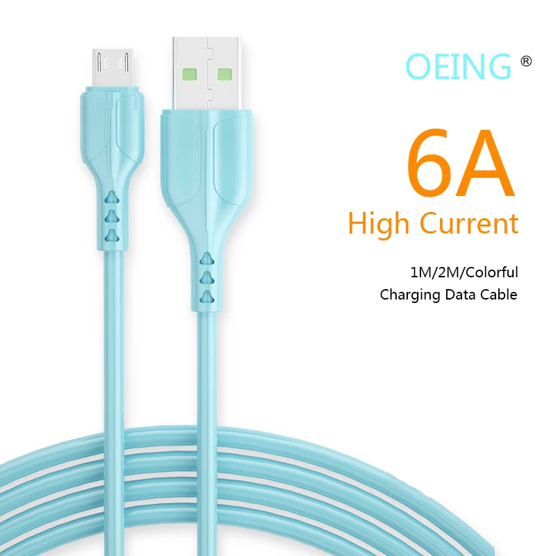 Кабель Micro Usb opee 6A для быстрой зарядки iphone 12 13 Xiaomi Samsung Redmi Note Android Type-C |