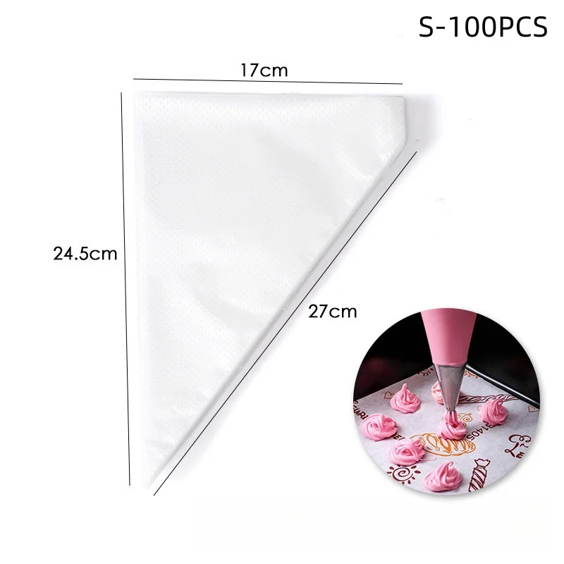 Disposable Piping Bags for Cake and Pastry Decorating