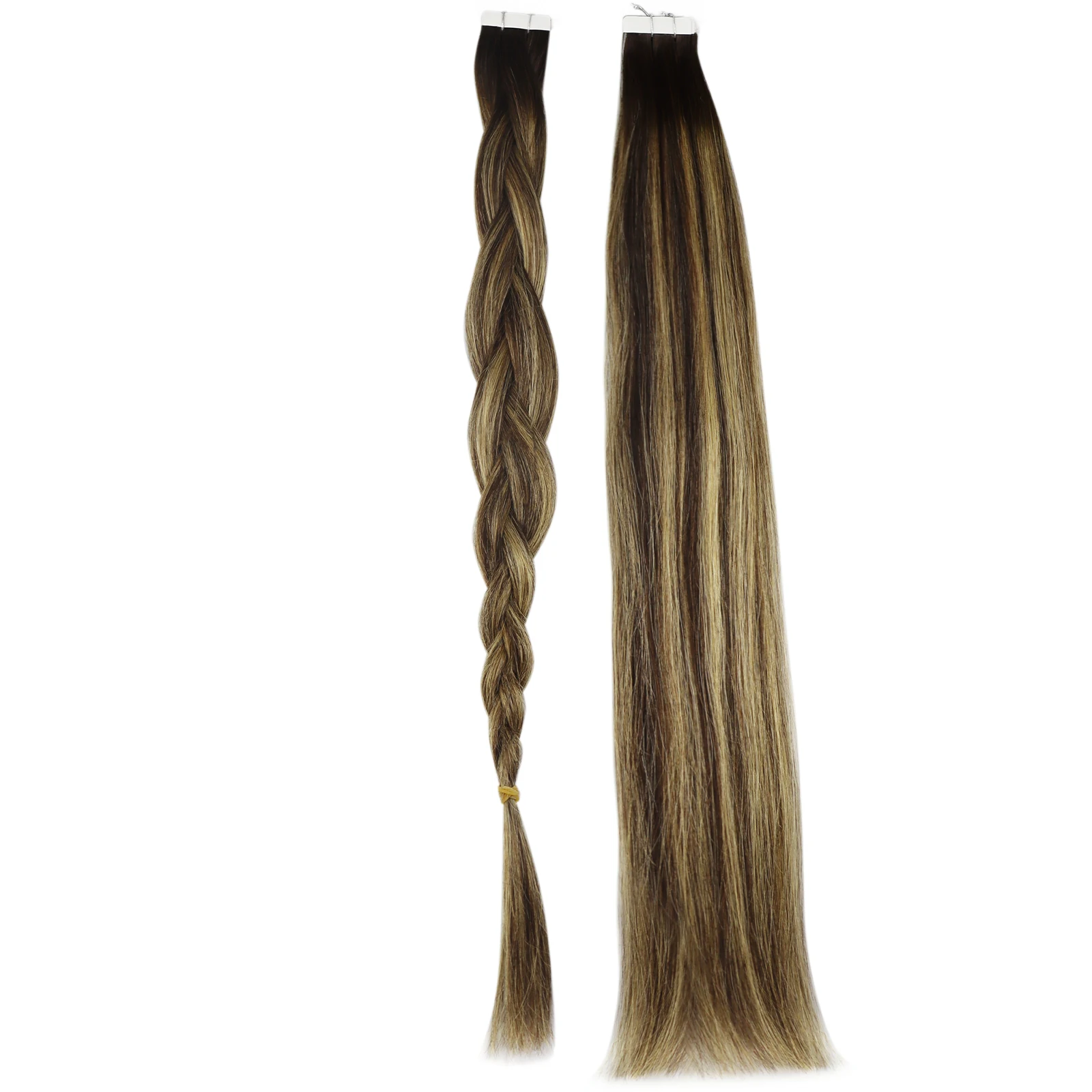 Tape in Human Hair Extensions 25G 10 Pieces Natural Straight Remy Hair 14-24inches Blonde human hair extensions,hair extensions