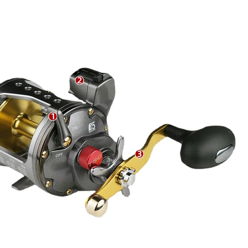 Okuma CATALINA with Code Table Titanium Plated Fishing Reel - AliExpress