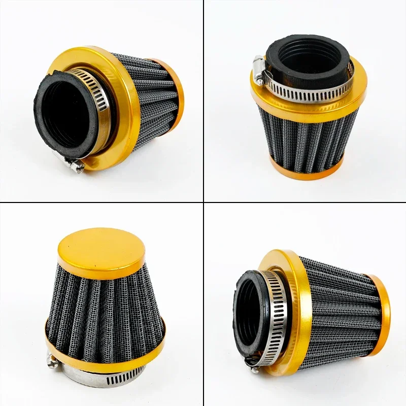 Motorcycle Air Filter Air Filter 35mm 38mm 42mm 48mm Universal for 50cc 110cc 125cc 140cc ATV Scooter Pit Offroad Vehicle