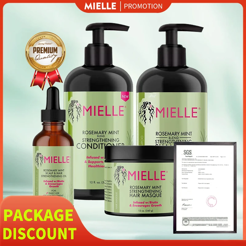 Mielle Organics Rosemary Mint Hair Care Sets Cleansing Nourishing  Moisturizing Strengthening Hair Regrowth - AliExpress