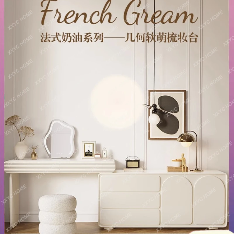 

Dresser Storage Cabinet Integrated Bedroom Modern Simple Retractable Chest of Drawers