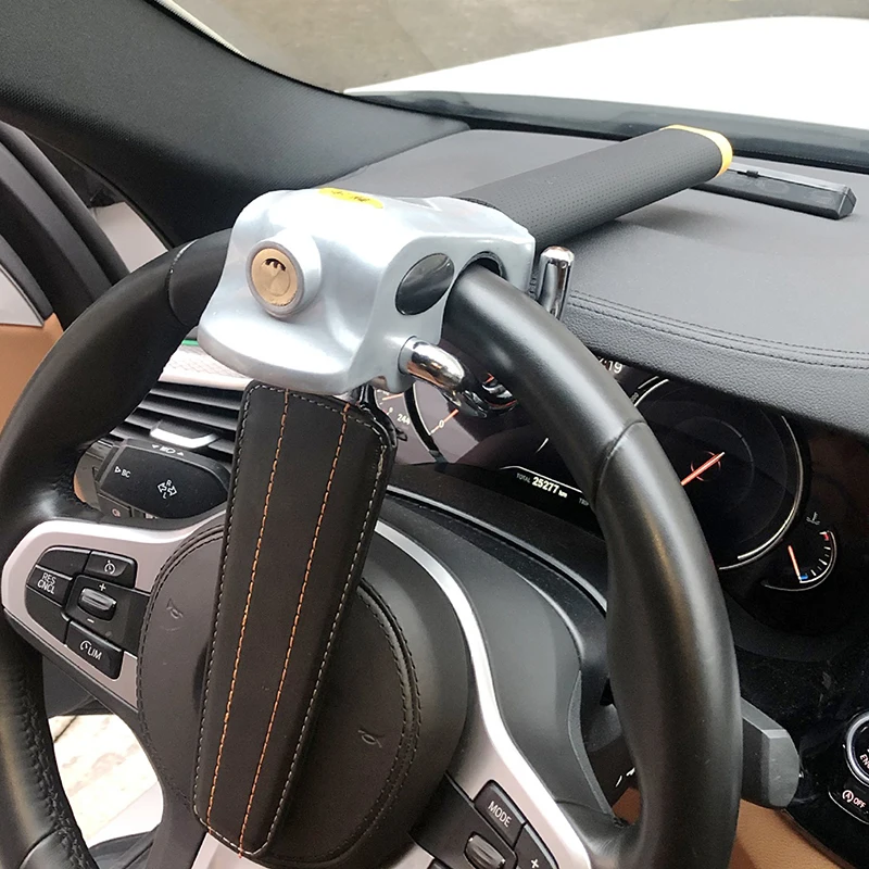 OUYAWEI Automotive Locking Device Anti Lock Steering Wheel Lock Car Van Vehicle Security 