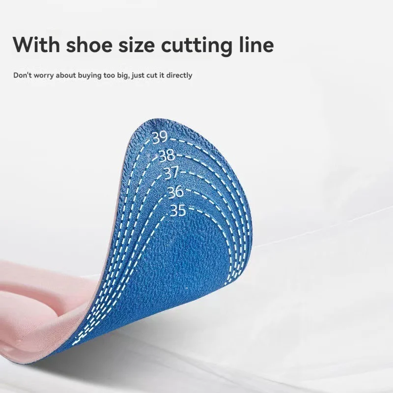 Sports Insoles Men's 5D Massage Memory Foam Breathable Cushioning