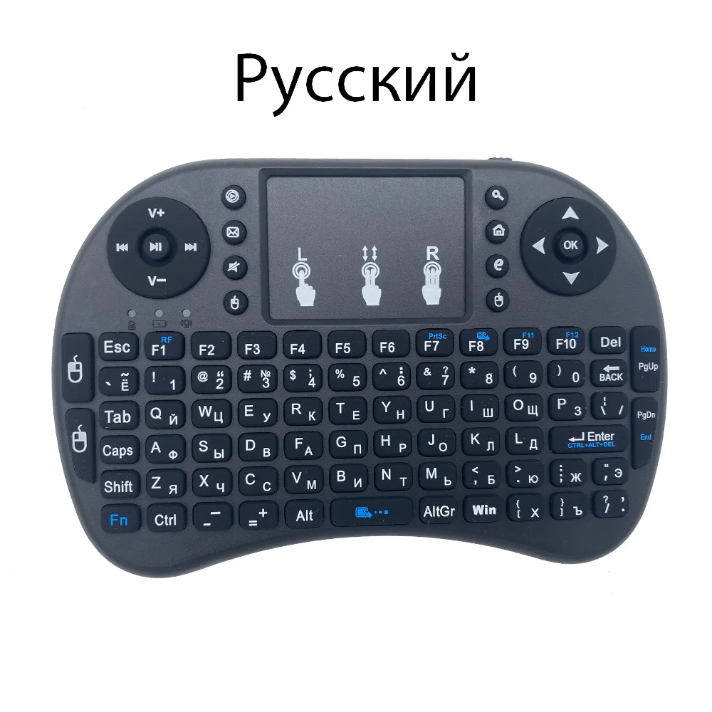 Compact Wireless Touch Keyboard with Air Mouse Functionality – Multilingual Edition