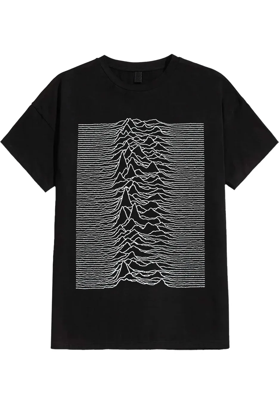 Joy Division Unknown Pleasures T-Shirt Men's and Women's Short Sleeve Vintage Rock Band Tops Brand T-shirt Summer Men Clothing